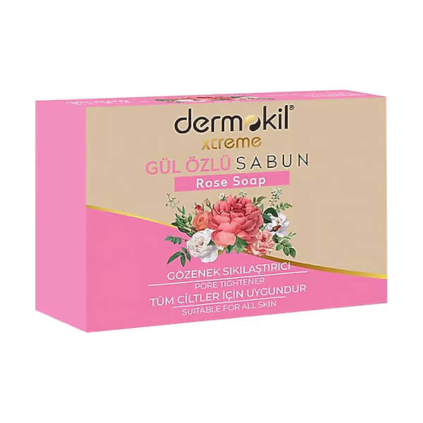 Dermokil Rose Extract Bar Soap Refreshing Cleanser 100g by Beauty Care Bag