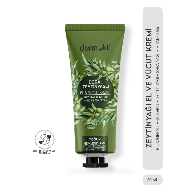 Dermokil Natural Olive Oil Hand and Body Cream 30 mlBody CareTorqelo.com