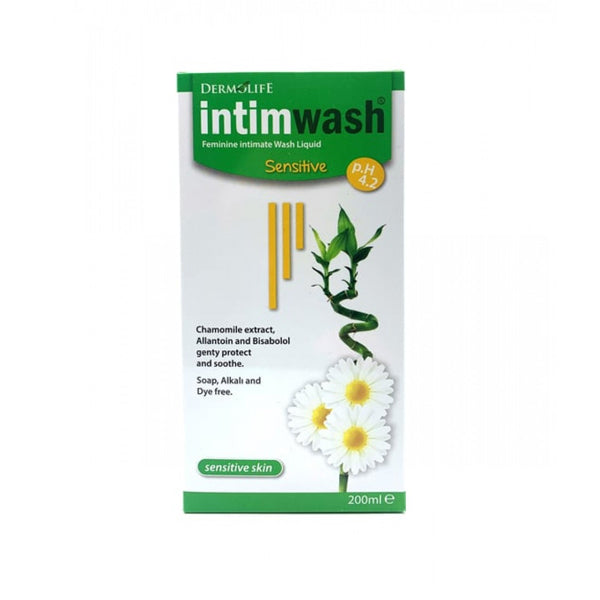 Dermolife Intim Wash Liquid Gentle Cleansing Gel 200 ml by Beauty Care Bag