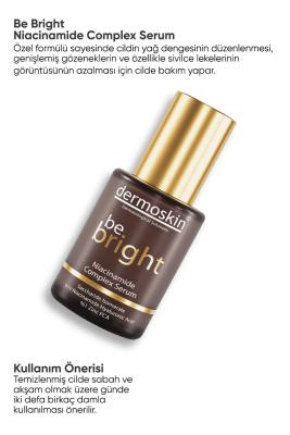 Dermoskin Be Bright Niacinamide Complex Serum for Oily & Combination Skin - Hydrating, Pore Minimizing, 30mlSerumTorqelo.com
