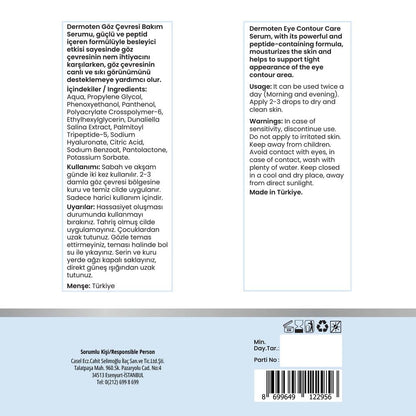 Dermoten Hyaluronic Acid Eye Contour Serum 30 mlSkincareTorqelo.com