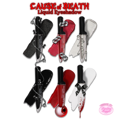 Cause of Death Liquid Eyeshadows: Singles by Makeup A Murder, INC