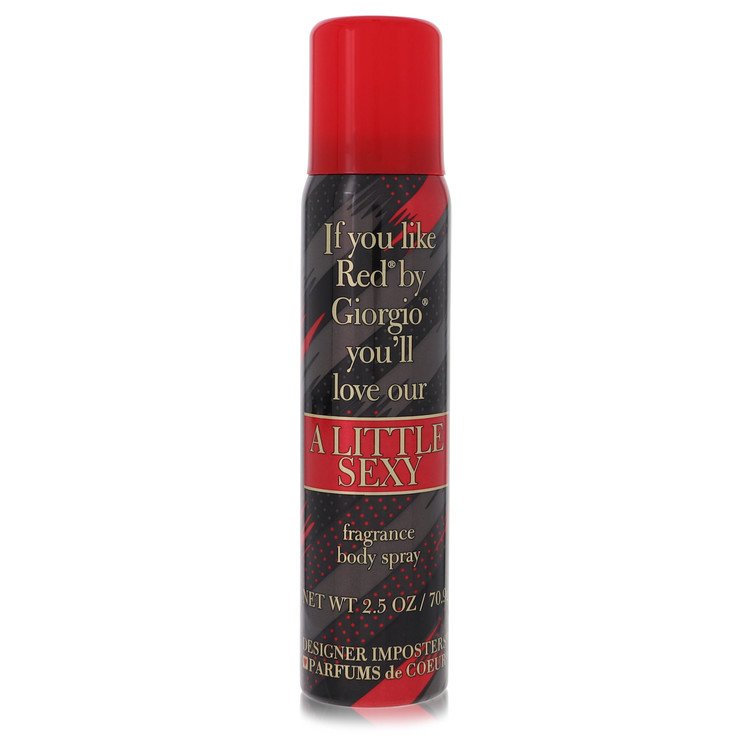 Designer Imposters A Little Sexy by Parfums De Coeur Body Spray 2.5 oz for Women by Avera Group