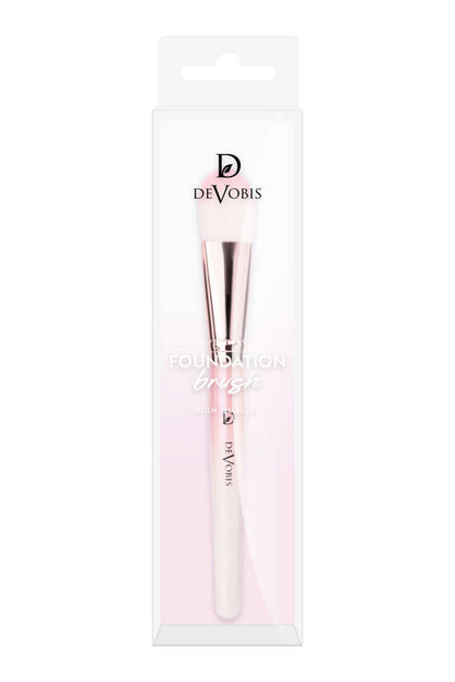 Golden Rose Devobis Foundation Brush for Seamless Makeup by Beauty Care Bag