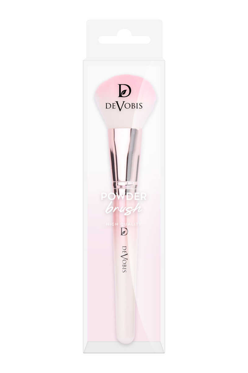 Golden Rose Devobis Powder Brush for Flawless Setting by Beauty Care Bag