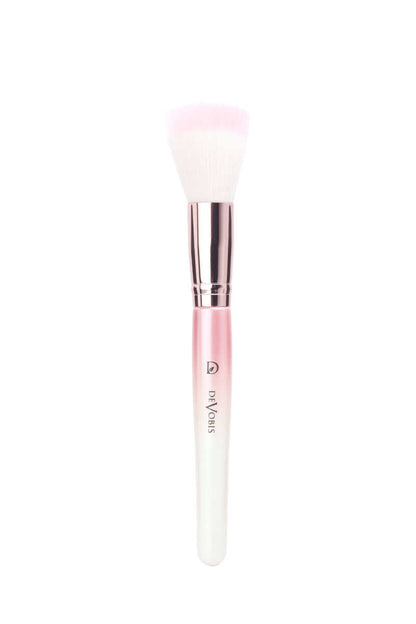 Golden Rose Devobis Round Face Brush for Flawless Blending by Beauty Care Bag