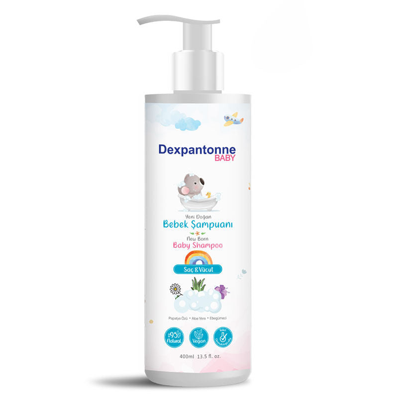 Dexpantonne Baby Newborn Shampoo with Aloe & Chamomile 400 ml by Beauty Care Bag