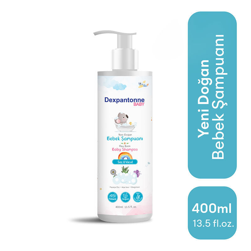 Dexpantonne Baby Newborn Shampoo with Aloe & Chamomile 400 ml by Beauty Care Bag