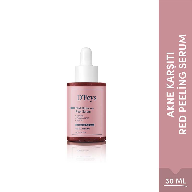 DFeys Red Hibiscus Peel Serum Exfoliating Treatment 30 ml by Beauty Care Bag