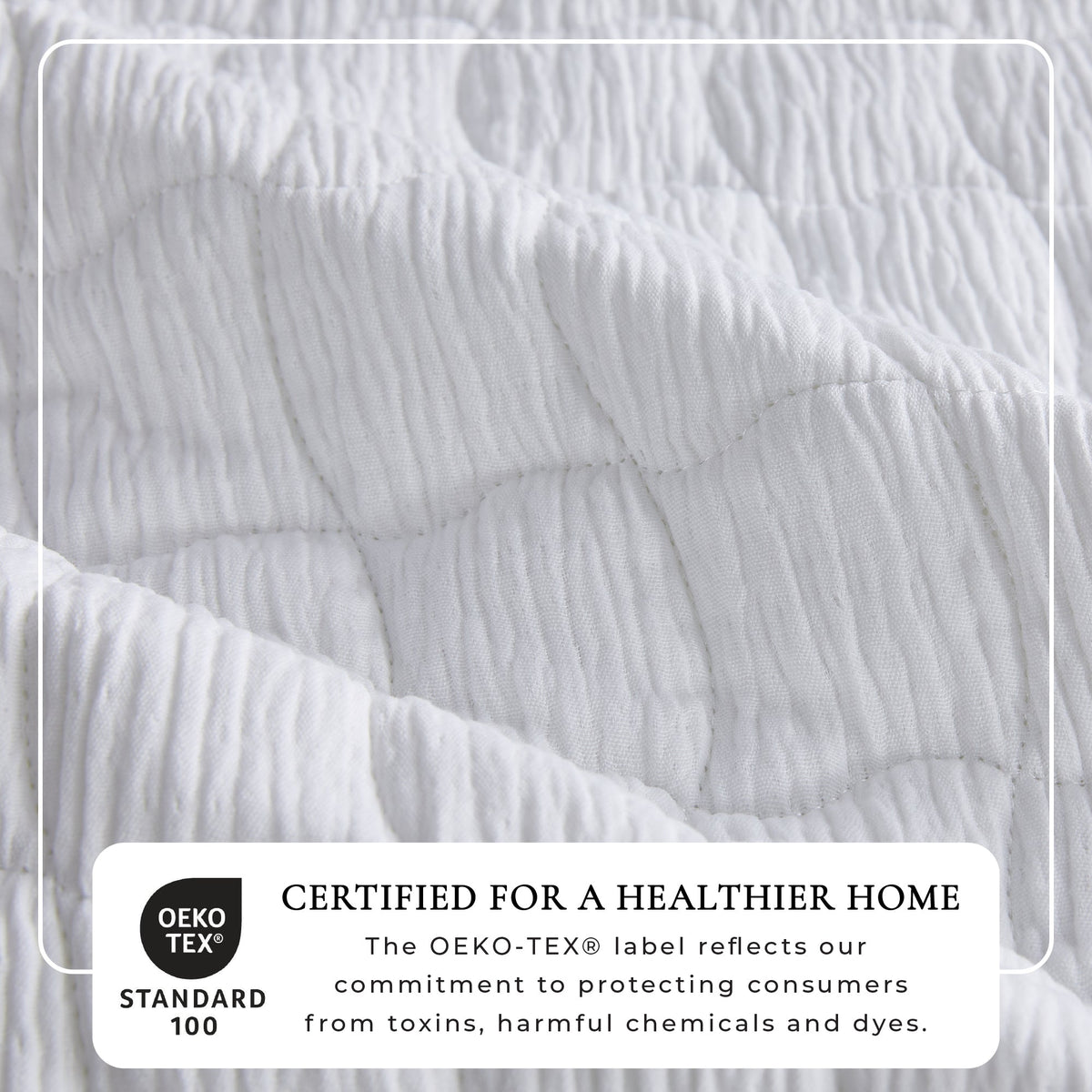 Gauze Quilt Set - Wave Stitch Collection by Great Bay Home