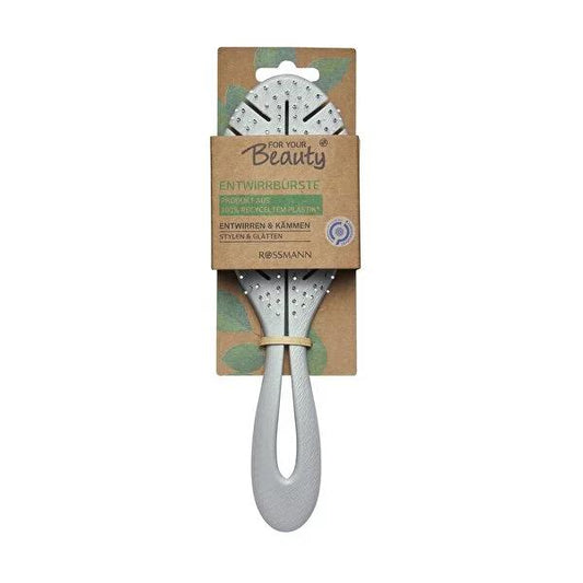 For Your Beauty Eco-Friendly Hair Brush - Sustainable Detangling Brush for Wet & Dry Hair, Made from 100% Recycled Plastic by Beauty Care Bag