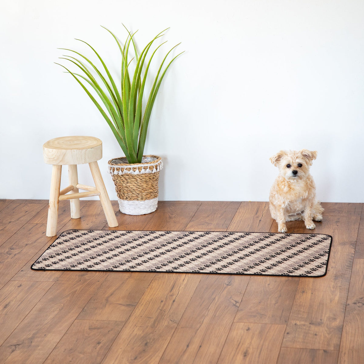 Diagonal Paws Floor RunnerRugs & MatsTorqelo.com