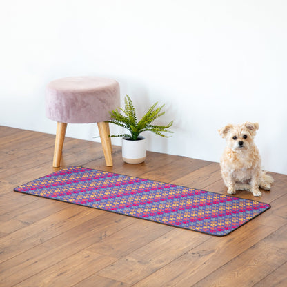 Diagonal Paws Floor RunnerRugs & MatsTorqelo.com