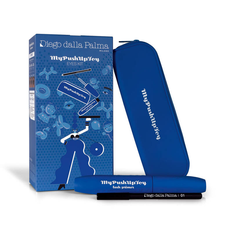 Diego Dalla Palma My Push Up Mascara and Eyeliner Set by Beauty Care Bag