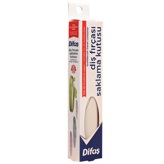 Difas Toothbrush Storage Case with Air Vents for Travel by Beauty Care Bag