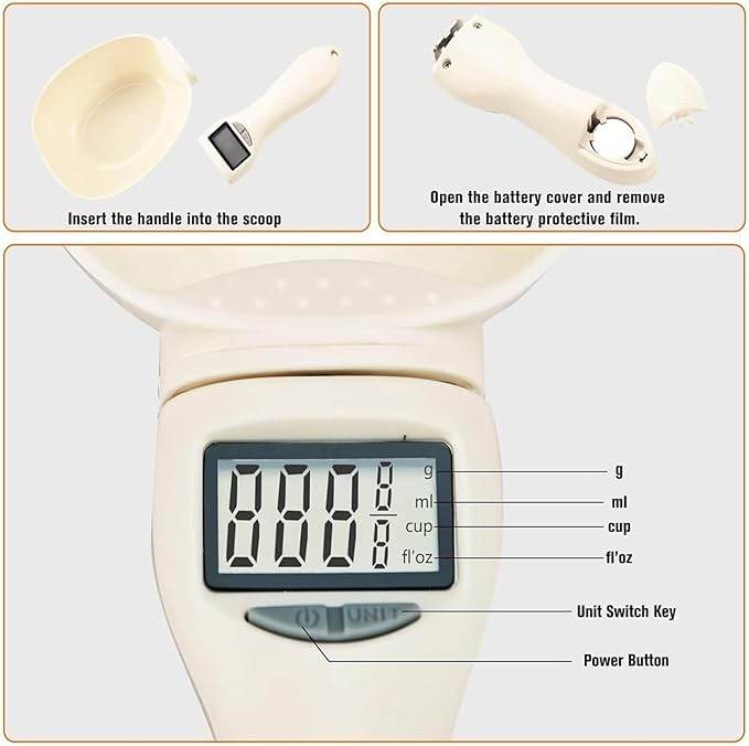 Digital Kitchen Scale – LCD Measuring SpoonKitchen ScaleTorqelo.com