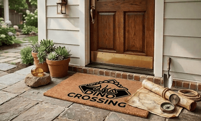 Dino Crossing Coir MatTorqelo.com