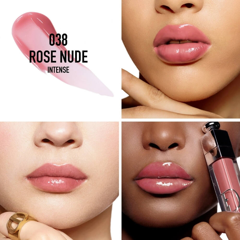 Dior Addict Lip Maximizer Plumping Gloss 038 Rose Nude 6ml by Beauty Care Bag