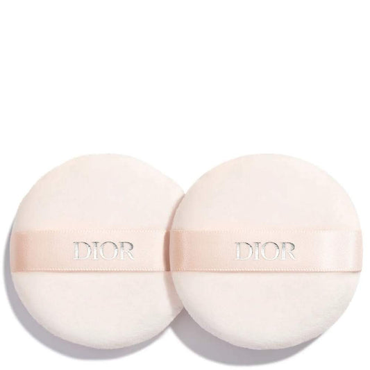 Dior Forever Loose Powder Puff Set for Smooth Application 2 Count by Beauty Care Bag