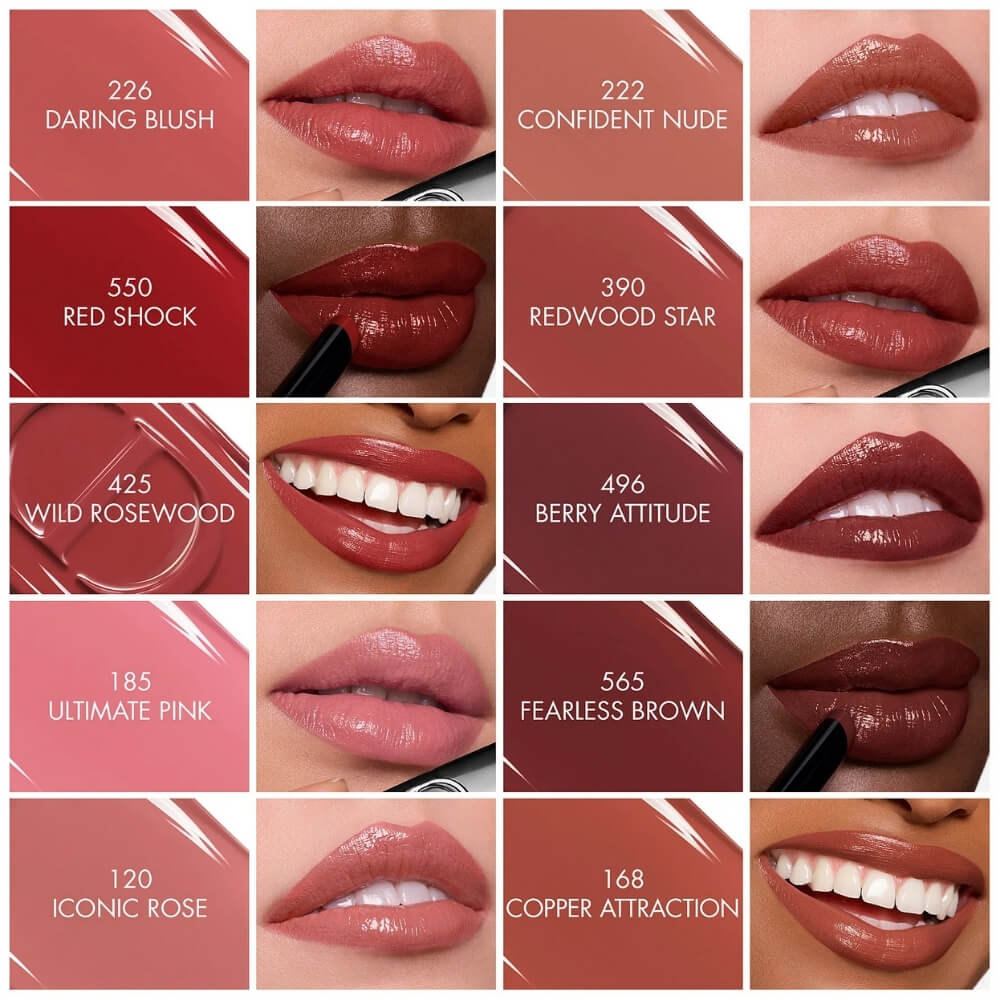 Dior Rouge Shock Shine 390 High-Shine Lipstick by Beauty Care Bag