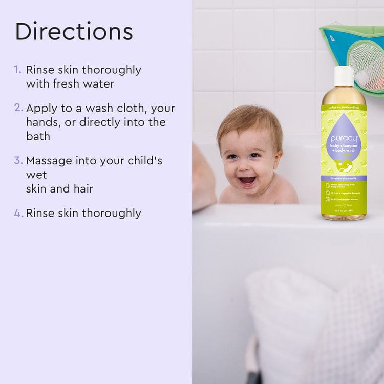 Baby Shampoo & Body Wash (Tear-Free) by Puracy