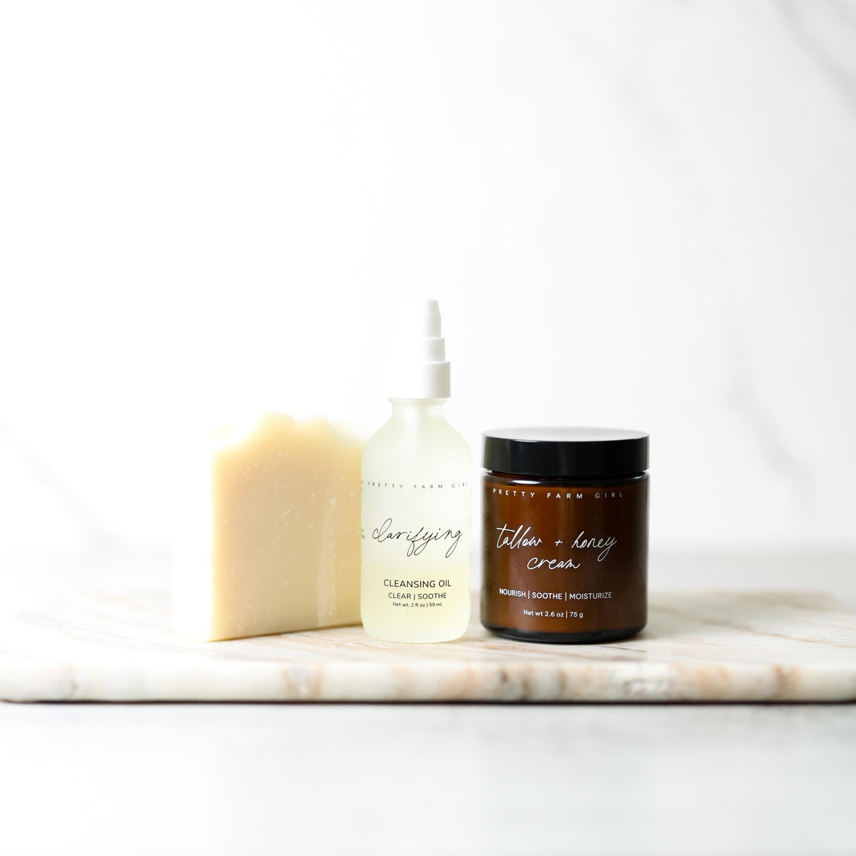 Double Cleansing Kit: Soothing by Pretty farm girl