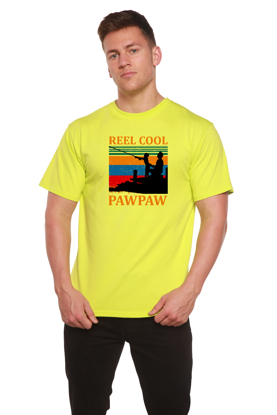 Real Cool Pawpaw men's bamboo graphic T-shirt – view 9