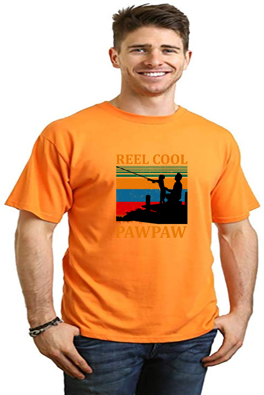 Real Cool Pawpaw men's bamboo graphic T-shirt – view 4