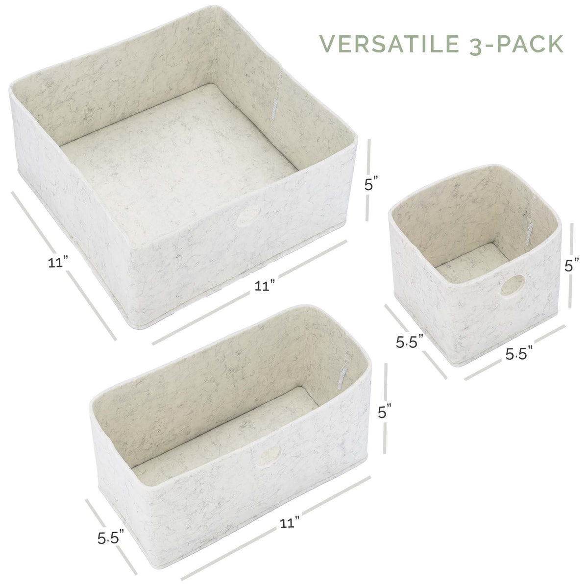 Felt Drawer Organizers by Parker Baby Co.