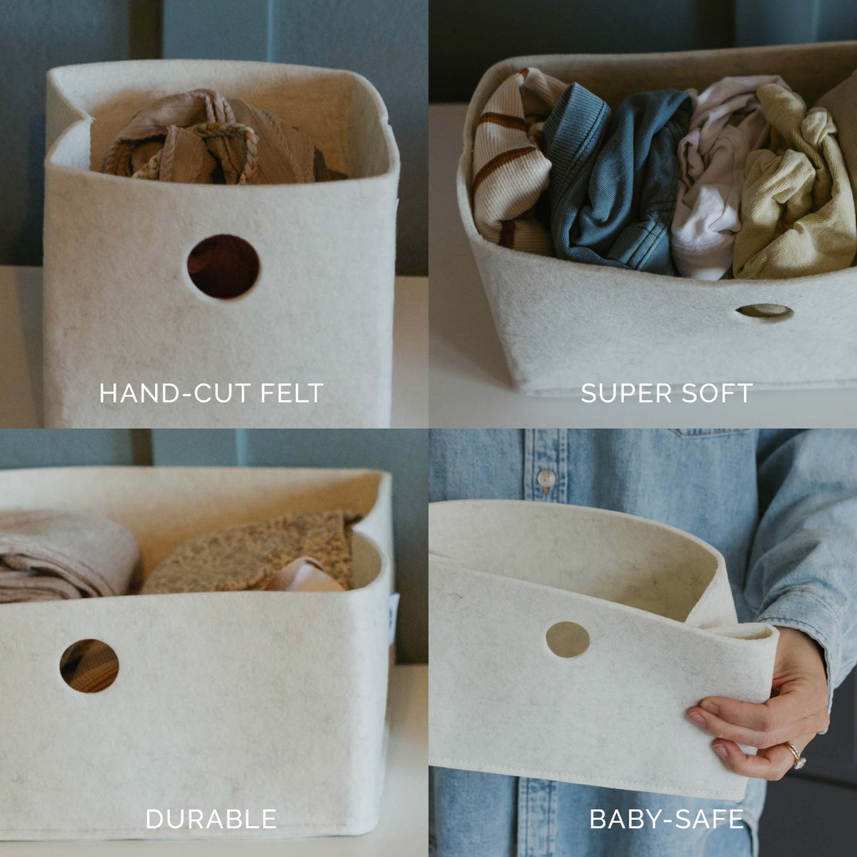 Felt Drawer Organizers by Parker Baby Co.