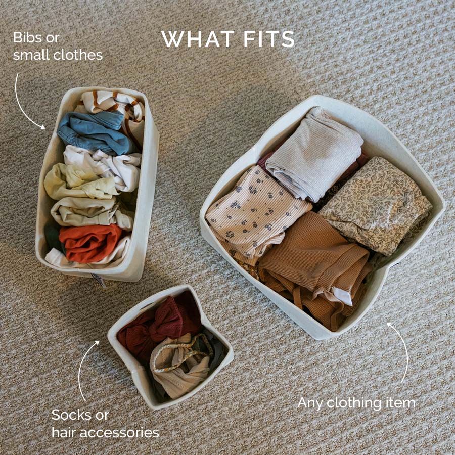 Felt Drawer Organizers by Parker Baby Co.