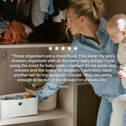 Felt Drawer Organizers by Parker Baby Co.