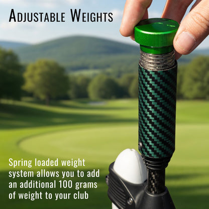 DriVR Elite - Adjustable VR Weighted Golf Club Handle Accessory - Compatible with Quest 2, 3/3s, and ProTorqelo.com