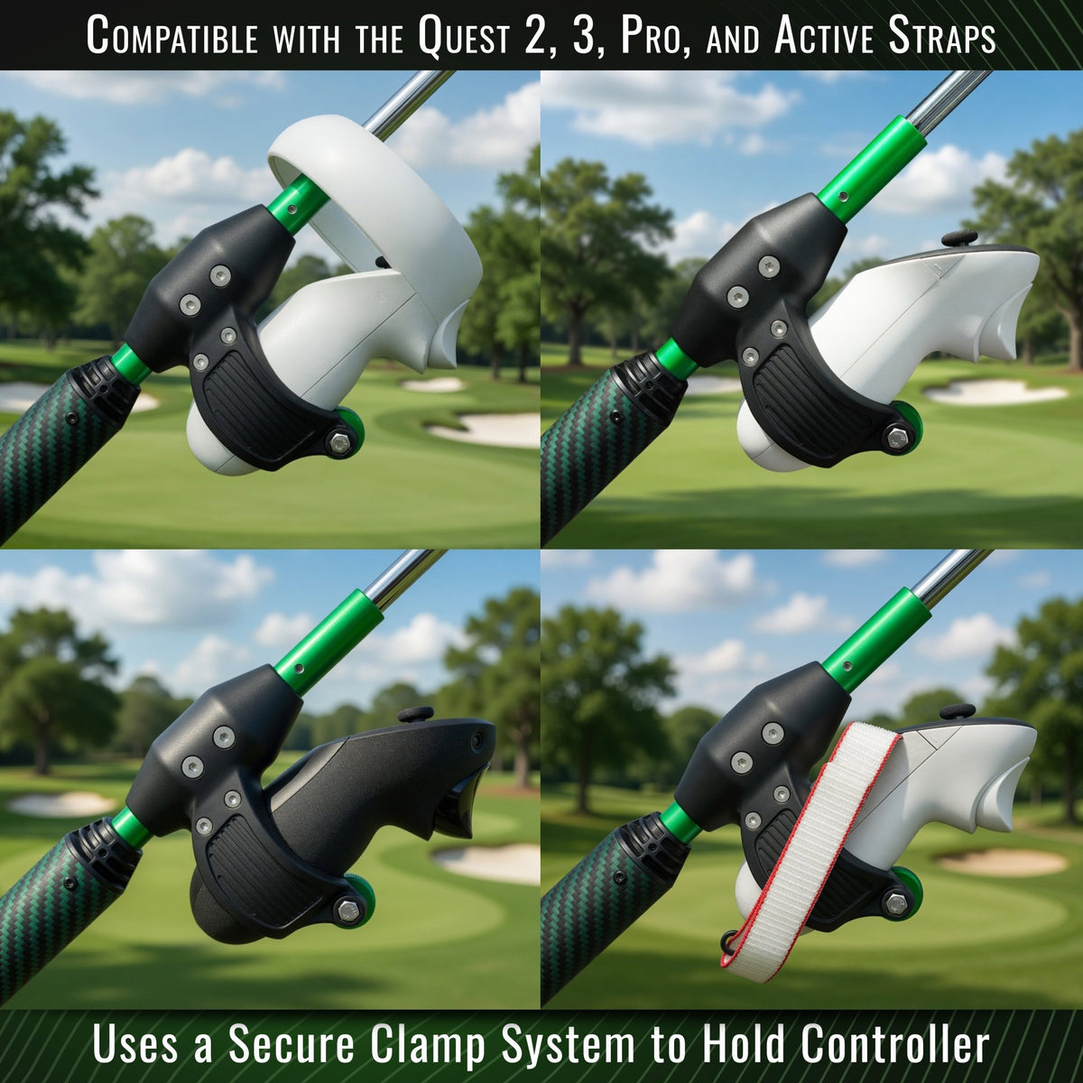 DriVR Elite Chrome - Stepped Steel Weighted Golf Club - Compatible with Quest 2, 3/3s, and ProTorqelo.com