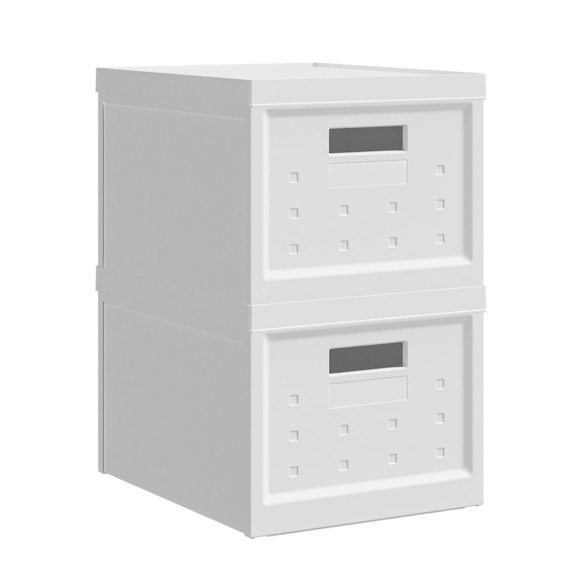 Premium Collapsible Storage Box Set - Stackable Space-Saving Organizers with Lids for Home & Office by Doba
