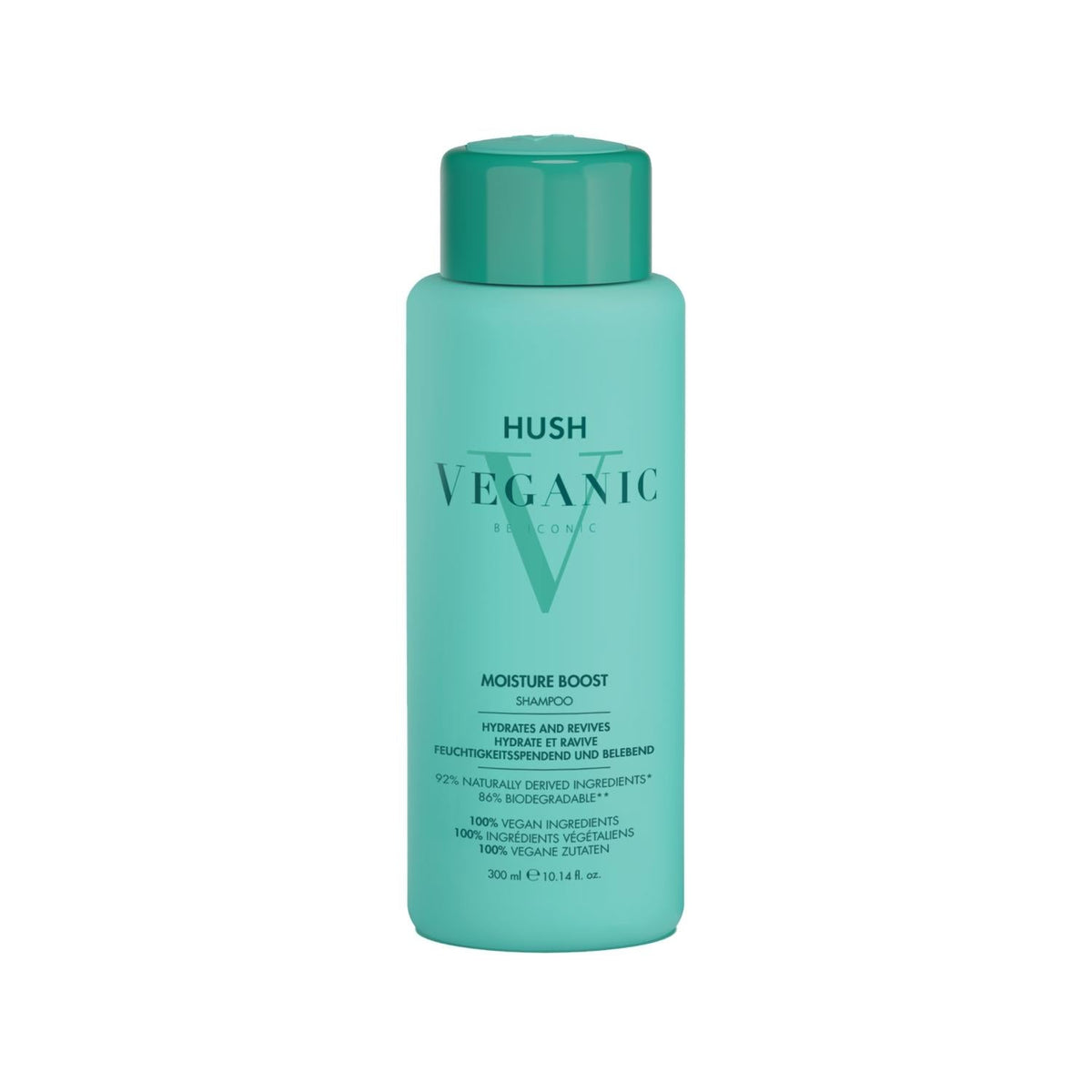 Hush Veganic Moisture Boost Hydrating Shampoo 300 ml by Beauty Care Bag