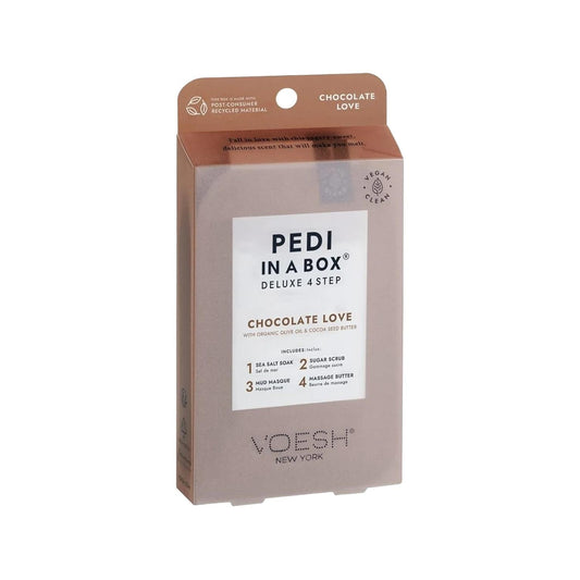 Voesh New York Pedi In A Box 4-Step Chocolate Pedicure Set by Beauty Care Bag