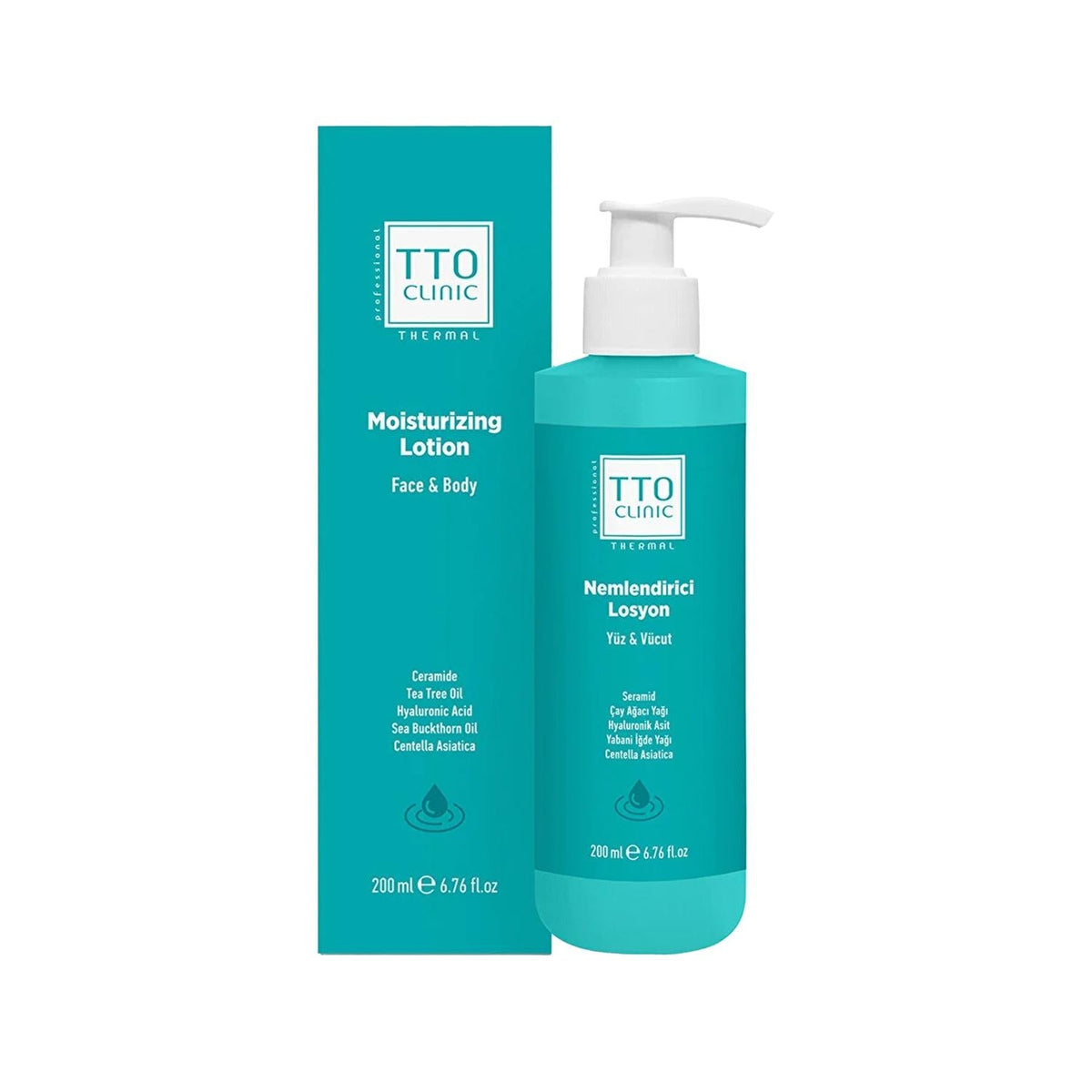 TTO Clinic Moisturizing Lotion - Hydrating Skincare for Dry Skin, 200ml by Beauty Care Bag