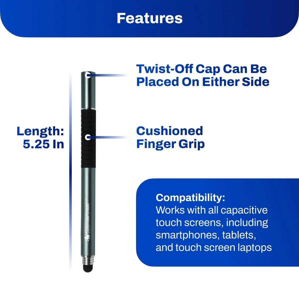Dual-Sided Stylus Touchscreen PensimpleTorqelo.com