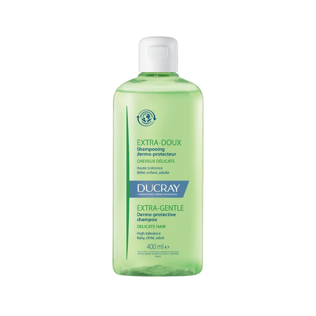 Ducray Extra Doux Gentle Shampoo for Sensitive Scalps - 13.53 fl oz, Suitable for Frequent UseShampooTorqelo.com