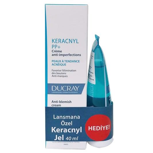 Ducray Keracnyl PP cream 30 ml and Keracnyl gel 40 ml set