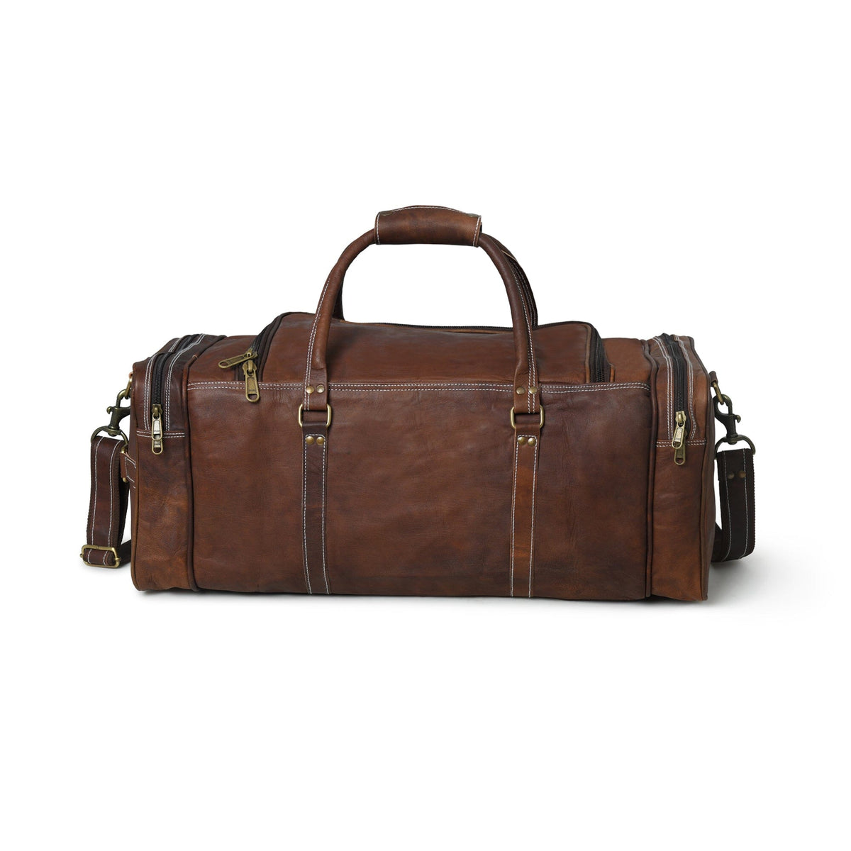 Walker Leather Weekender Bag + Free Toiletry by Classy Leather Bags