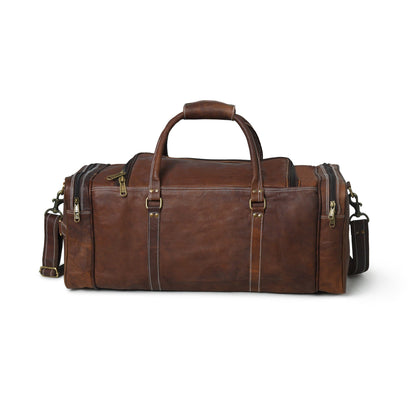 Walker Leather Weekender Bag + Free Toiletry by Classy Leather Bags