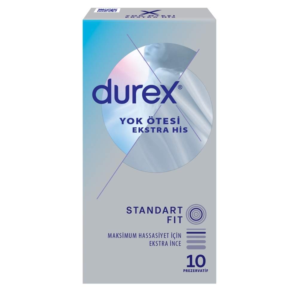 Durex Invisible Extra Sensitive Condoms 10-Pack by Beauty Care Bag