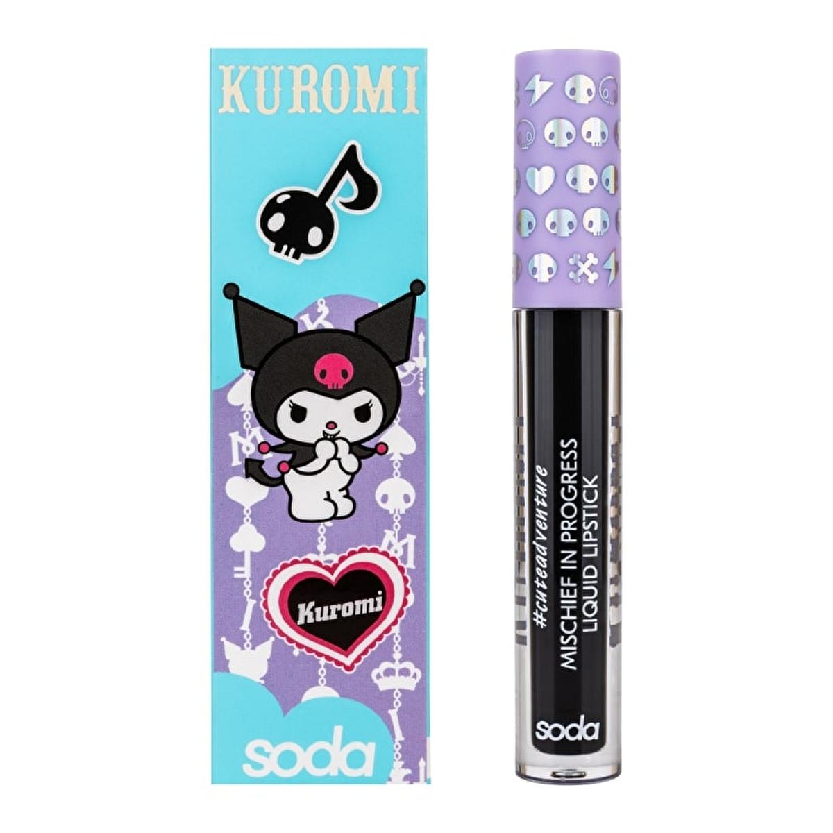 Soda Kuromi matte black lipstick – view 2
