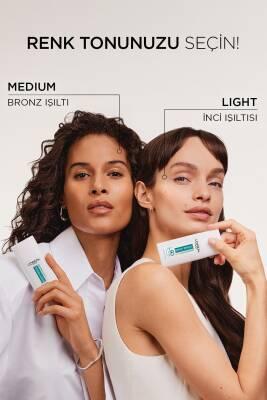 L'Oreal Paris Bright Reveal SPF 50 Tinted Sunscreen: Dark Spot Correcting, Light Coverage, Face Sun Protection by Beauty Care Bag