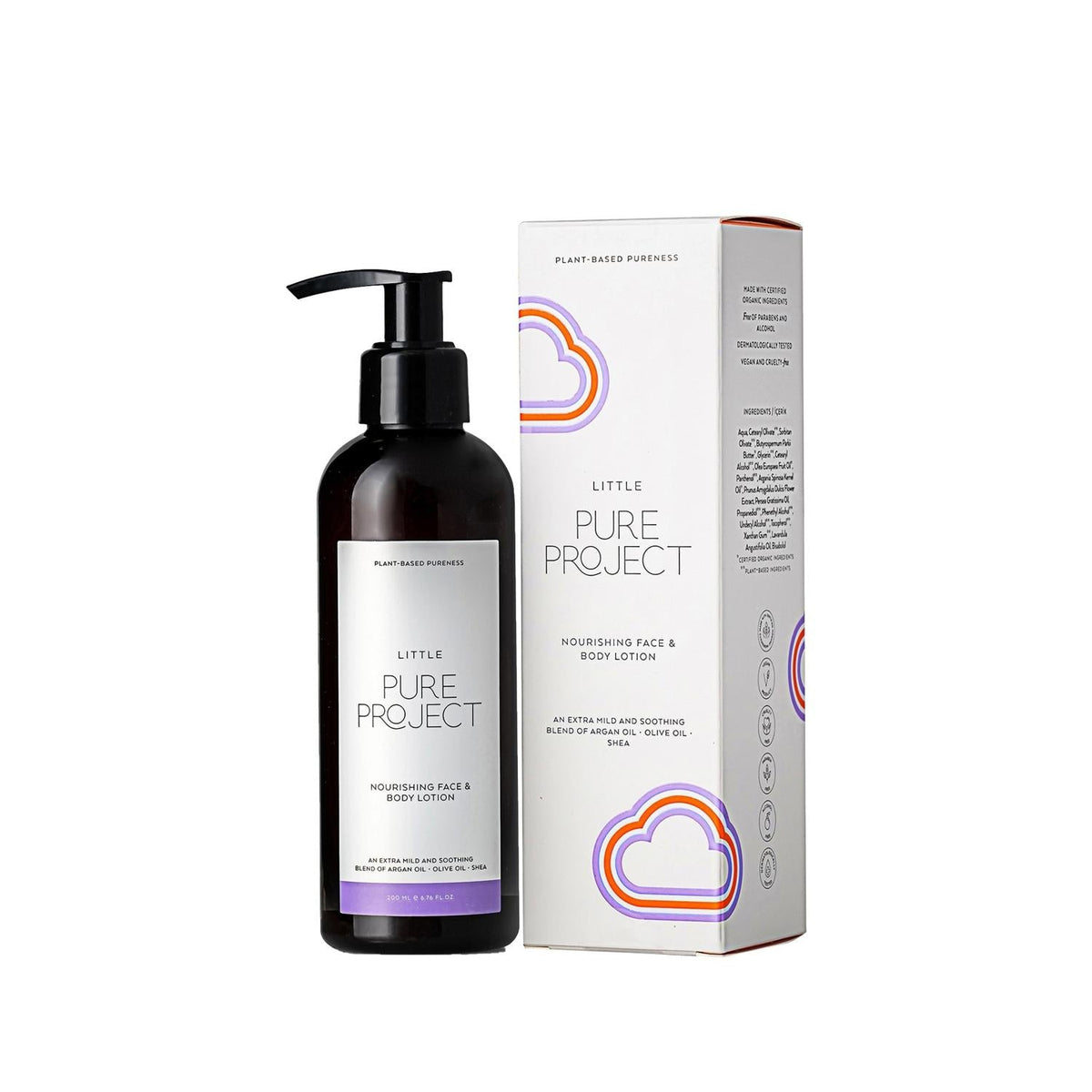 Little Pure Project Moisturizing Face and Body Lotion - 200ml, Hydrating & Gentle for Sensitive Skin by Beauty Care Bag