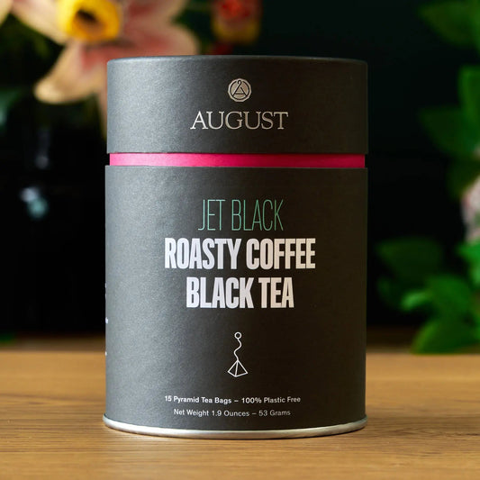 Jet Black roasty coffee black tea, 15 tea bags