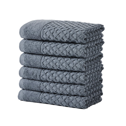 Cotton Diamond Waffle Weave Bath Towel Set - Grayson Collection by Great Bay Home