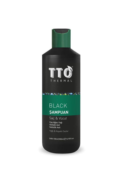 TTO Black hair and body shampoo – view 3